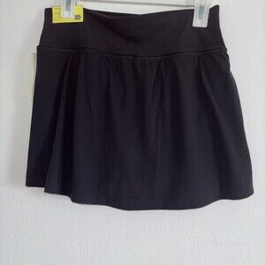 All In Motion Black Women’s Mid Rise Knit Skort Size Medium NEW